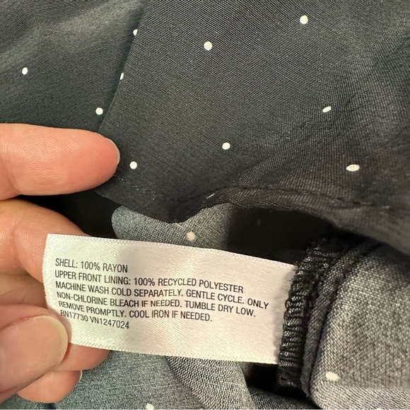 a new day Black Long Sleeve Dress with White Dots - Picture 8 of 8